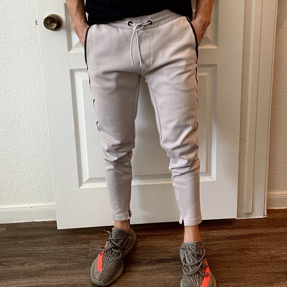 Zara Cotton Jogger Waist Pants